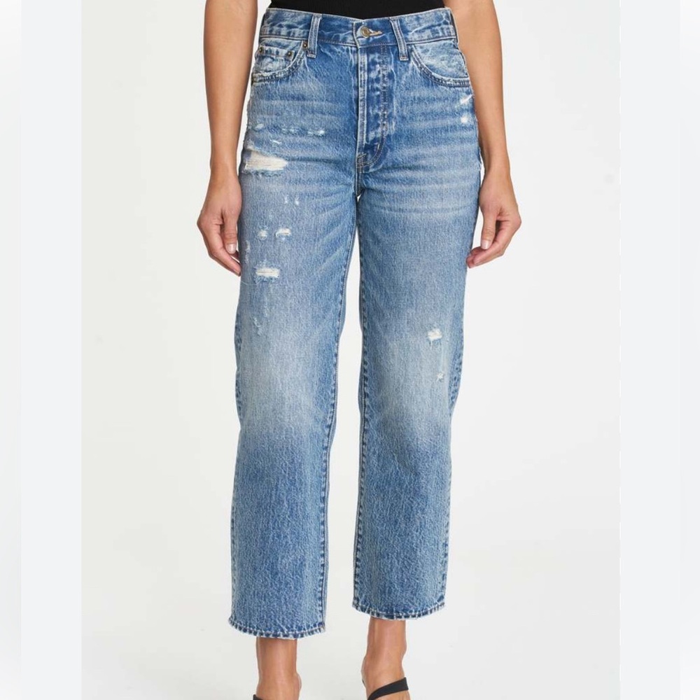 Pistola Cassie high waist straight jeans